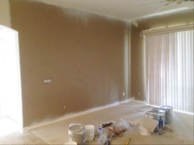Family Room - Paint/Tile -Before